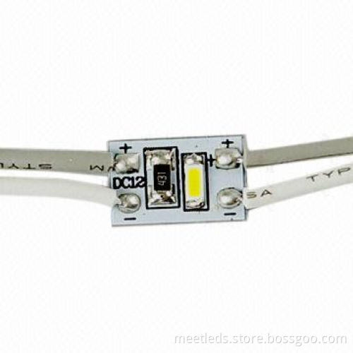 11 x 7mm/12V/0.36W One Single Chip 3014 SMD Resin LED Module for Resin Channel Letter Signage